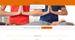 Desktop Screenshot of jeffbrownyoga.com